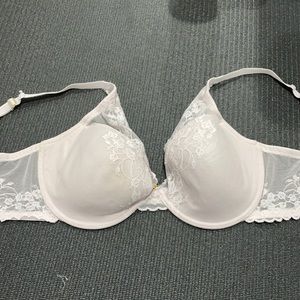Natori pink lace full coverage bra